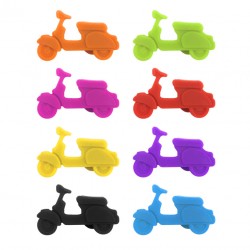 8 Segna bicchieri in silicone - SCOOTER by BALVI 2