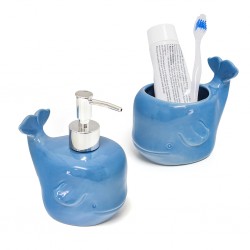 Set da bagno 2 pezzi in ceramica - DEEP SEA by BALVI
