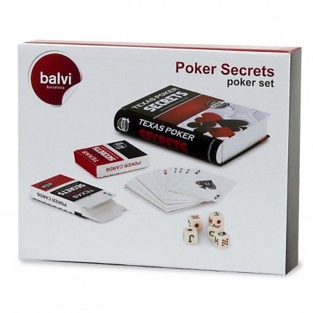 Set poker in scatola di metallo - POKER SECRETS  by BALVI