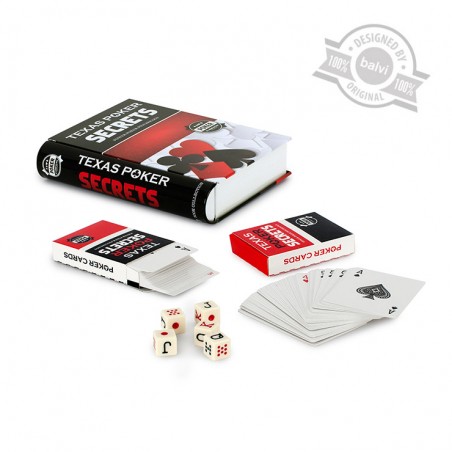 Set poker in scatola di metallo - POKER SECRETS  by BALVI