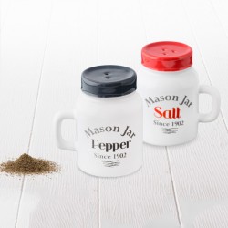 Set sale e pepe in ceramica a forma di barattoli - MASON JAR by BALVI 2