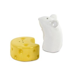 set sale e pepe formaggio e topolino in ceramica - I LOVE CHEESE 2
