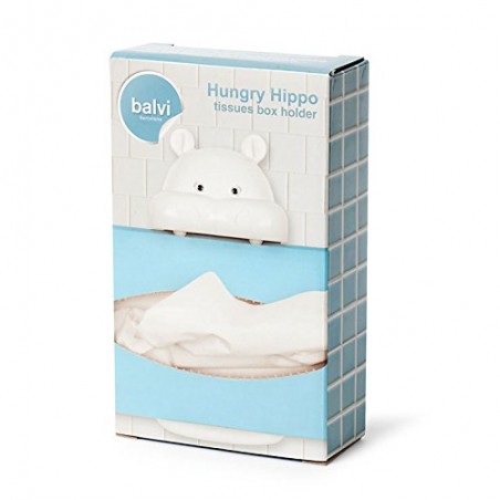 Supporto da parete per fazzoletti di carta - HUNGRY HIPPO by BALVI