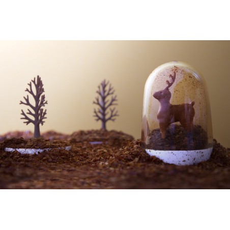 set 4 Portaspezie con piattino - ANIMAL PARADE by QUALY DESIGN