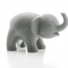 Dispenser nastro adesivo e porta graffette colore grigio - ELEPHANT by QUALY DESIGN