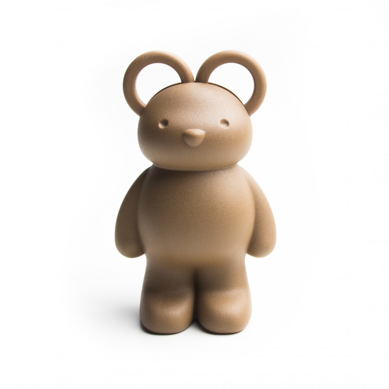 Forbici con supporto porta graffette Orsetto colore marrone - TEDDY BEAR by QUALY