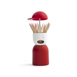 Dispenser portastuzzicadenti colore rosso - PICKY BOY by QUALY 2