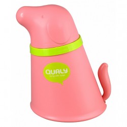 Ciotola e contenitore croccantini per cani colore rosa - PUPP PET BOWL by QUALY