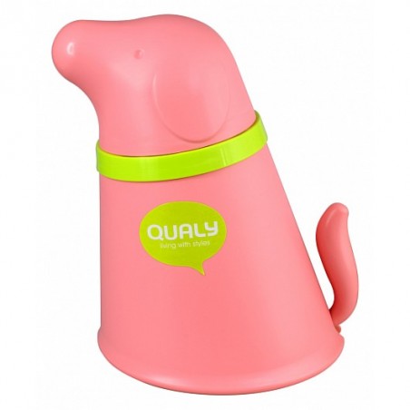 Ciotola e contenitore croccantini per cani colore rosa - PUPP PET BOWL by QUALY