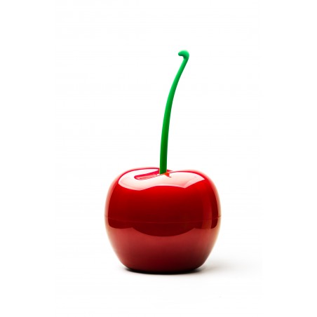 Cestino gettacarte a forma di ciliegia colore rosso - CHERRY BIN by QUALY