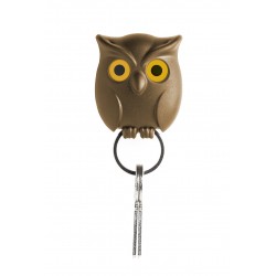 Gancio portachiavi da parete con movimento occhi - NIGHT OWL by QUALY