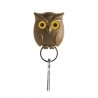 Gancio portachiavi da parete con movimento occhi - NIGHT OWL by QUALY