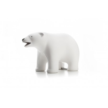 Dispenser nastro adesivo e contenitore per graffette colore bianco - TEDDY BEAR by QUALY DESIGN