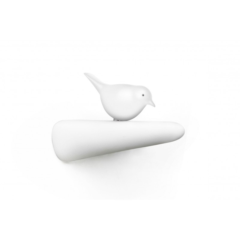 Gancio appendiabiti da parete con movimento 3 varianti di colore - PICKY SPARROW by QUALY