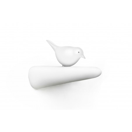 Gancio appendiabiti da parete con movimento 3 varianti di colore - PICKY SPARROW by QUALY