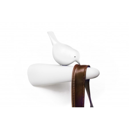Gancio appendiabiti da parete con movimento 3 varianti di colore - PICKY SPARROW by QUALY