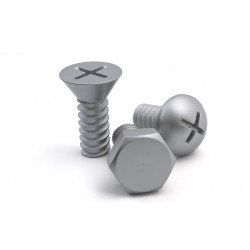 Ganci da parete a forma di viti 3 pz - SCREW COLLECTION by Qualy 2