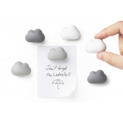 6 Calamite con nuvoletta mix di colori grigio - CLOUD by QUALY DESIGN