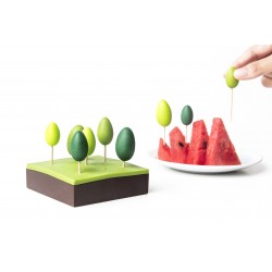 Portastuzzicadenti per aperitivi con scatola - FOREST by QUALY DESIGN