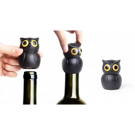 Tappo ermetico per bottiglia in 2 alternative colore - OWL by QUALY