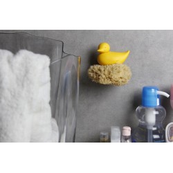 Portaspugna da appendere per anta o parete colore giallo - DUCK by QUALY 2