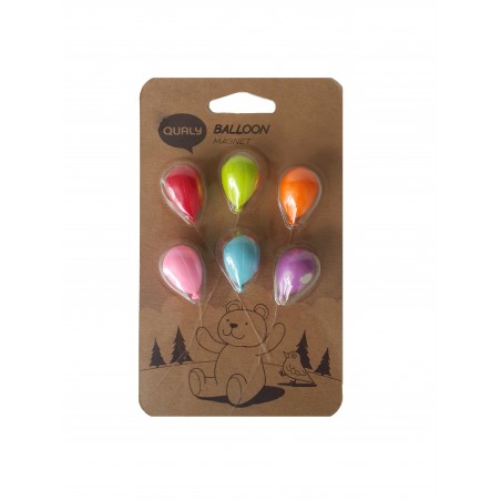 6 Calamite a forma di palloncini colori mix - BALLOON by QUALY