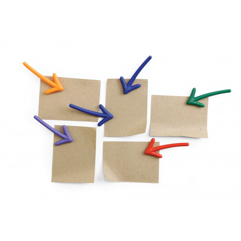 6 Calamite a forma di frecce colori assortiti - ARROW by QUALY