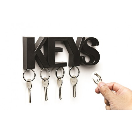 Portachiavi da parete magnetico in 2 alternative di colore - KEYS by QUALY