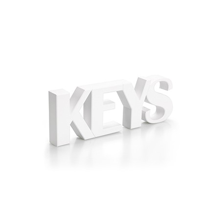 Portachiavi da parete magnetico in 2 alternative di colore - KEYS by QUALY