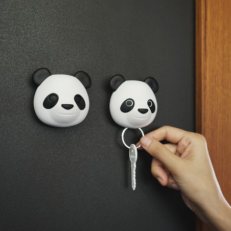 Gancio portachiavi da parete con movimento occhi - PANDA by QUALY DESIGN