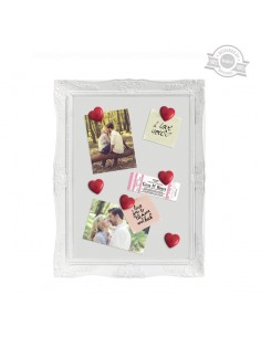 Bacheca magnetica portafoto con 6 magneti - BACHECA by BALVI