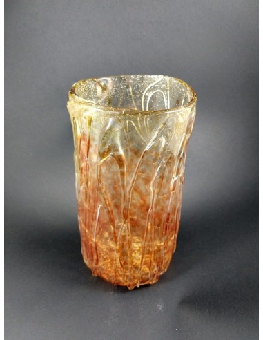 Vaso in vetro di Murano con colature  - The Glass Cathedral Santa Chiara