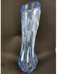 Vaso in vetro di Murano con colore azzurro - THE GLASS CATHEDRAL SANTA CHIARA 2