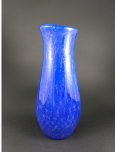 Vaso in vetro di Murano blu con trasparenze - The Glass Cathedral Santa Chiara