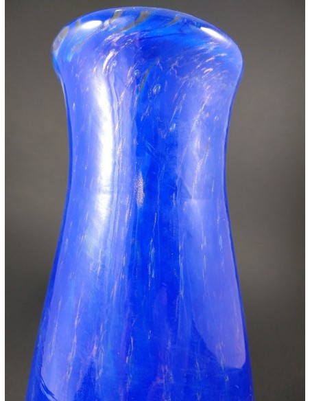 Vaso blu con trasparenze - The Glass Cathedral Santa Chiara