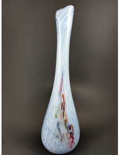 Vaso in vetro di Murano effetto ghiacciato - The Glass Cathedral Santa Chiara 2