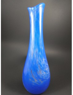 Vaso in vetro di Murano colore blu - The Glass Cathedral Santa Chiara