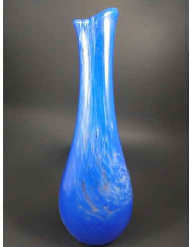 Vaso in vetro di Murano colore blu - The Glass Cathedral Santa Chiara