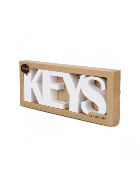 Portachiavi da parete magnetico in 2 alternative di colore - KEYS by QUALY