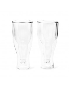 Set 2 bicchieri da birra doppio vetro 400 ml - GRAVITY by Balvi 2