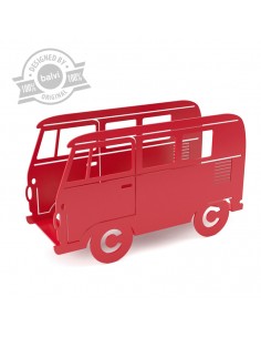 Portariviste in metallo colore rosso - VAN by Balvi