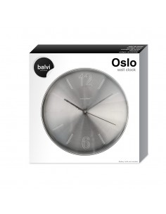 Orologio da parete colore alluminio - Oslo by Balvi 2