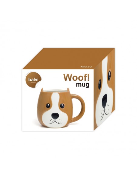 BALVI Tazza mug in ceramica cane 400 ml WOOF