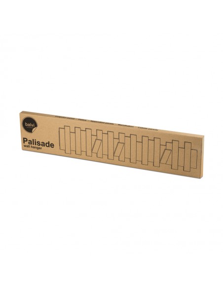 Appendino da parete richiudibile bamboo chiaro - PALISADE by Balvi