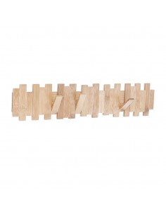 Appendino da parete richiudibile bamboo chiaro - PALISADE by Balvi