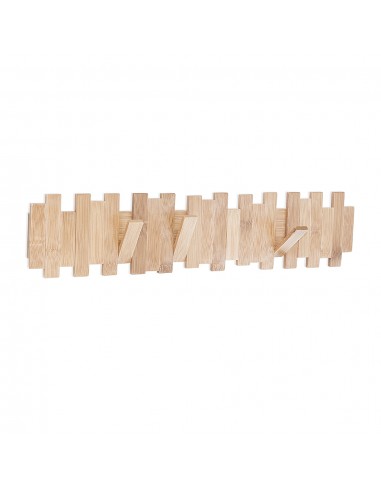 Appendino da parete richiudibile bamboo chiaro - PALISADE by Balvi