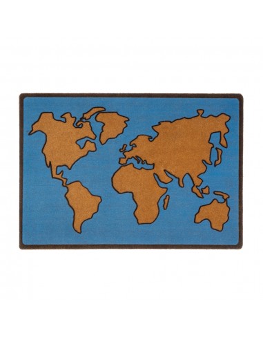 Zerbino mappa del mondo poliestere - WORLD MAP by Balvi