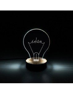 Lampada da tavolo usb forma di lampadina - IDEA by Balvi 2