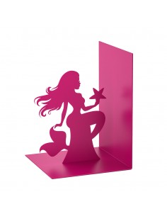 Fermalibri in metallo colore rosa - SIREN by Balvi