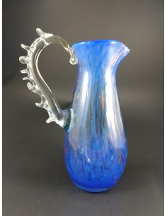 Caraffa lusso in vetro di murano blu trasparente - The Glass Cathedral Santa Chiara 2